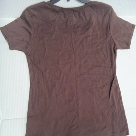 🍁Peacock Feather Tee | Brown Boho Chic ✨ - Picture 4 of 4